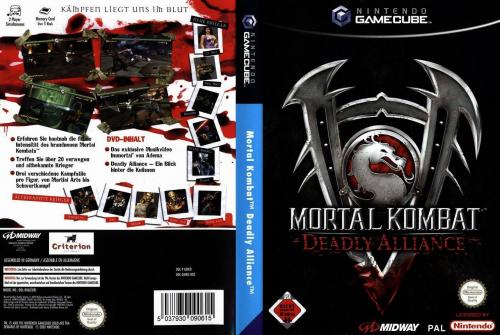 Mortal Kombat Deadly Alliance Cover - Click for full size image